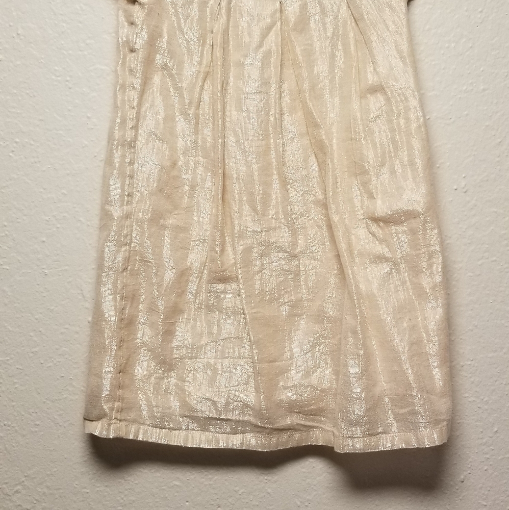 Rose gold metallic holiday dress - Picture 2 of 5